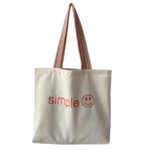 custom embroidered canvas bag