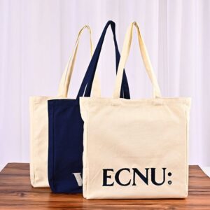 embroidered canvas tote bag