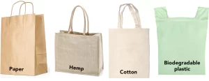 figure 4 what are the different types of reusable bags